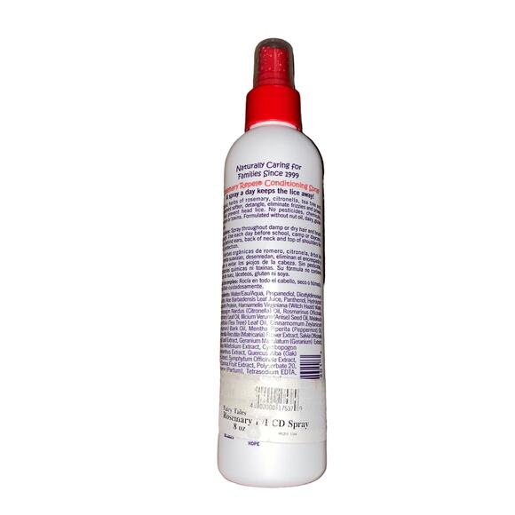 Fairy Tales Lice Prevention Rosemary Repel Conditioning Spray 8oz. - Picture 2 of 2